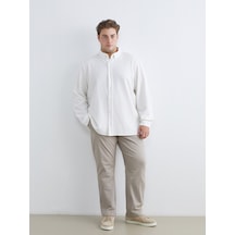 Lcwaıkıkı Classic Bej Büyük Beden Standart Kalıp Erkek Chino Pantolon