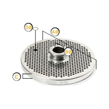 Doğan Çiftel 32'lik Kıyma Makinesi Aynası 4.5Mm