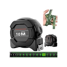 Green-5mx25mm-yüksek Hassasiyetli Kalınlaşmış Kendinden Kilitli Mezura Floresan Aşınmaya Dayanıklı Çelik Bant Ölçüm Bandı Ölçme Araçları 5 M 10 M