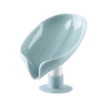 Ulzyvf Yeşil Yaprak Vantuz Sünger Su Şekli Sabunluk Raf Drenaj Çanak Adet Açık 1 Kw Açık Yeşil