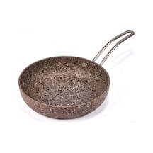Brioni Stone-age Terra 24 Cm Çizilmez Yanmaz Yapışmaz İndüksiyonlu Tava Kahverengi