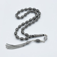 12 Li Karpuz Dilimi İşlemeli Erzurum Oltu Taşı Tesbih