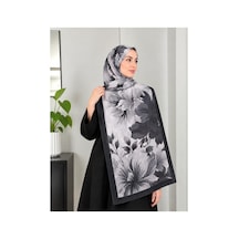 Ardün Hijab Desenli Bambu Kraş Şal Tok Duruşlu, Şık Ve Modern Kadın Şal Metalik - 938078175 Metalik
