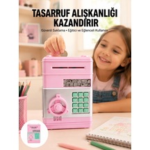 Büyük Hazneli Şifreli Para Tasarruf Kumbarası Mh-hs7082-8435