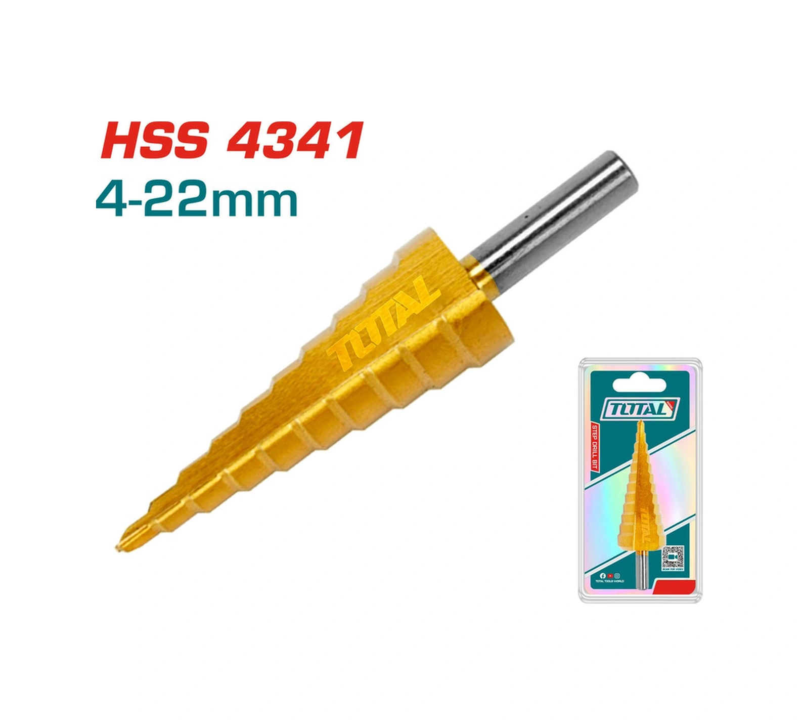 4-22 Mm Kademeli Matkap Ucu / Kozalak Panç /yüksek Kalite