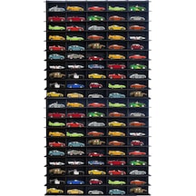 Woodbu 1/64 Hobi Araba Rafı Dikey (Hot Wheels, Matcbox)