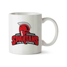 Spartans Gym Fitness İki Tarafı Baskılı Kupa Bardak.jpg