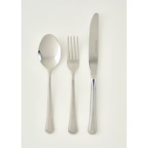 Bella Maison Venedik 18 Parça Yemek Çatal Kaşık Bıçak Seti Silver