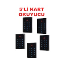 Sr-219 Em-w Tuya Wifi Kart Şifre Okuyucu Ip68 Dokunmatik Tuş Takımlı 125 Khz Geçiş Kontrol Cihazı 5 Adet