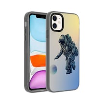 More Tr Apple Uyumlu iPhone 11 Uyumlu Desenli Mtr Dragon Sert Kılıf-astronot