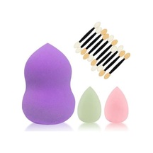 Makyaj Süngeri Seti, 3 Lü Beauty Blender Sünger Büyük, Mini Çift Taraflı Göz Farı Aplikatörleri, Fondöten, Kapatıcı Ve Kontür İçin Profesyonel Makyaj Süngeri Seti