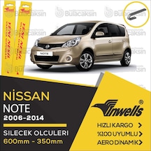 Nissan Note Muz Silecek Takımı 2006-2014 İnwells