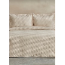 Karaca Home Breeze Soft Çift Kişilik Yatak Örtüsü Takımı Ekru Be