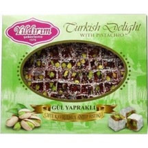 Yıldırım Şekerleme Çifte Kavrulmuş Antep Fıstıklı Gül Lokumu 300 G