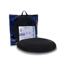 Visco Ortopedik Oturma Simidi 44X42/8 cm, Siyah