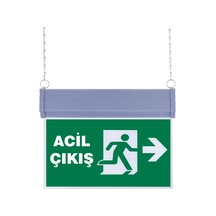 Sg051-s3 Çift Yönlü Acil Yönlendirme Armatürü Zincirli Acil Çıkış Sağ-sol A2d25