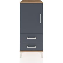 Hyperion Komodin 2 Raflı 2 Çekmeceli Tek Kapaklı 44x44x106 Ça... Çam