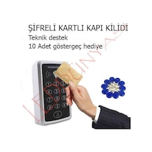 Şifreli Kapı Kilidi Kartlı Göstergeç Sistemli Rfid