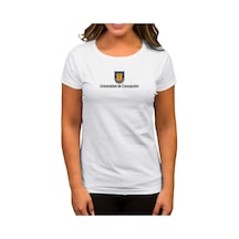 Concepcion University Logo Beyaz Kadın Tişört Beyaz
