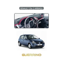 Renault Clio 2 Aırbaglıtorpido Koruma Halısı Gri Kenar