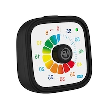 60 Dakika Analog Alarm Zamanlayıcı, Pomodoro Öğrenci Motivasyon Saati Açık Mavi