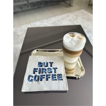 But First Coffee Desenli Kokteyl Peçete Diğer