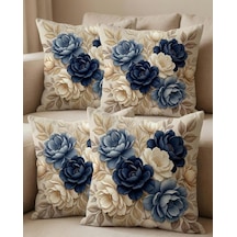 Tasarım Punch Kırlent Kılıfı 1 Adet 35x50 Modern Makine Işçiliği At Motif Diğer