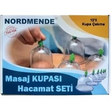 Mey İthalat 12'li Hacamat Masaj Kupa Set