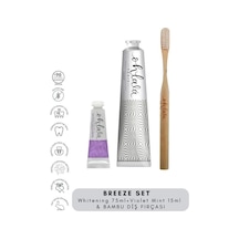 Ohlala Whitening Mint Diş Macunu 75 ML + Violet Mint 15 ML+ Bambu Diş Fırçası
