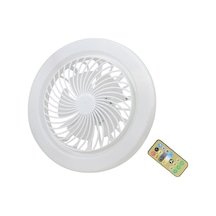 Yaozixa Uzaktan Kumandalı E27 Tavan Fanı Ve Led Aydınlatma - Ayarlanabilir Hız, Renk Sıcaklığı Ve Zamanlayıcı Beyaz