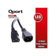 Qport Q-Powu 1.5Metre Monitör Ara Power Kablosu