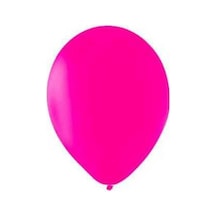 Metalik Fuşya Balon 10'lu Paket Pembe