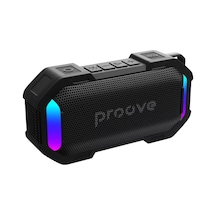 Proove Black Rock 10w Taşınabilir Bluetooth Hoparlör Tws & Rgb Işıklı Ipx7 Su Geçirmez Manyetik Mıknatıslı
