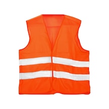 Ikaz Yelegı Fosforlu 5 Cm 2 Cızgı Turuncu