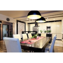 Riolight Modern Siyah Içi Altin Mutfak,Genç Odasi Için Metal Sark