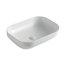 Ey-4740mb Mat Beyaz Tezgah Üstü Lavabo
