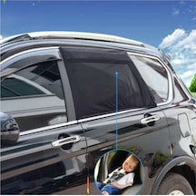 Araba Yan Cam Perdesi Esnek Yapı Güneşlik Gölgelik Bebek Emzirme Örtüsü