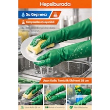 Ery Hegi Nitrosoll Uzun Kollu Bulaşık Ve Temizlik Eldiveni 38 Cm