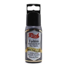 Rich Metalik Boyutlu Boncuk Boya 60 Ml. Siyah