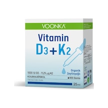 Voonka Vitamin D3+k2 25ml Damla