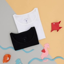 U.S. Polo Assn. U.s. Polo Kız Çocuk Basic Kalın Askılı Atlet 1674 Siyah Siyah