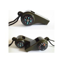 Sahada Hayatta Kalma Malzemeleri Düdük Pusula Büyüteç El Feneri Yeşil