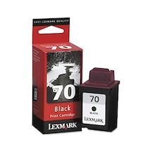 Lexmark 70 Siyah Mürekkep Kartuş 12Ax970E