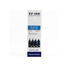 Uyumlu İnk For Epson T6735 Açık Mavi Şişe Mürekkep 70ml