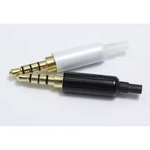4 Boğumlu 3.5 Mm Stereo Erkek Jack Kaliteli - Siyah
