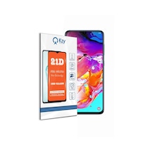 Galaxy A70 İle Uyumlu Tam Kaplayan 21d Temperli Ekran Koruyucu Cam