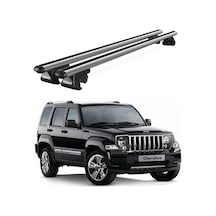 Venüs Jeep Cherokee Kk 2008-2014 Uyumlu Gri Ara Atkı Port Bagaj Tavan Barı
