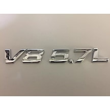 V8 5.7 L Krom Çamurluk Yazısı Mercedes Slc