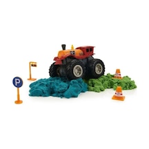Mattel Hot Wheels Monster Trucks Kınetik Kum Oyun Seti Hhj36