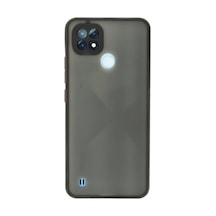 Realme C21 Uyumlu Kılıf Montreal Silikon Kapak - Siyah